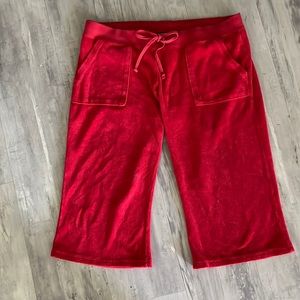 Juicy Couture Terry cloth capris.